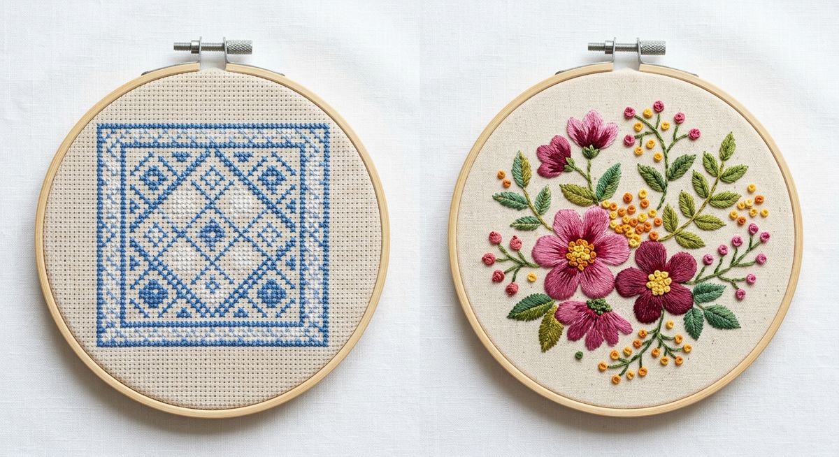 Cross-Stitch vs Embroidery: What's the Difference?