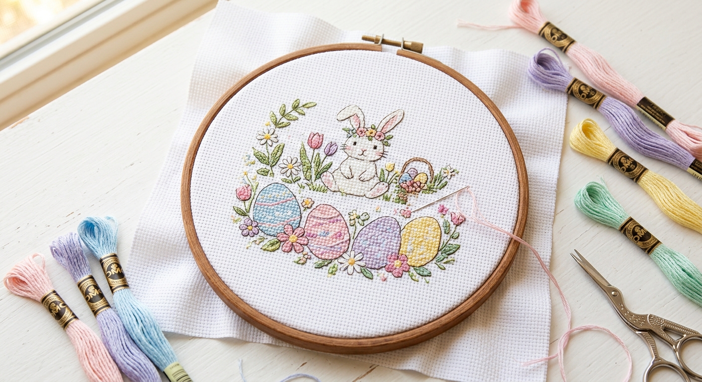 Easter Cross-Stitch: The DMC Color Palette You Need