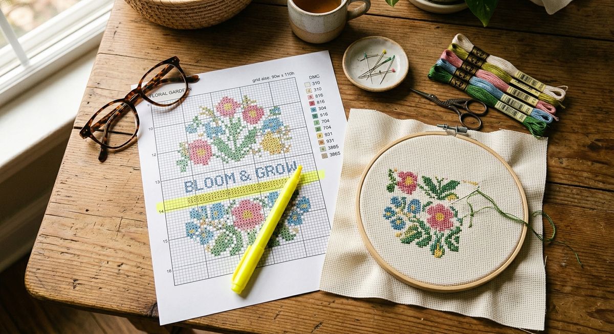 How to Read a Cross-Stitch Pattern: A Complete Beginner's Guide