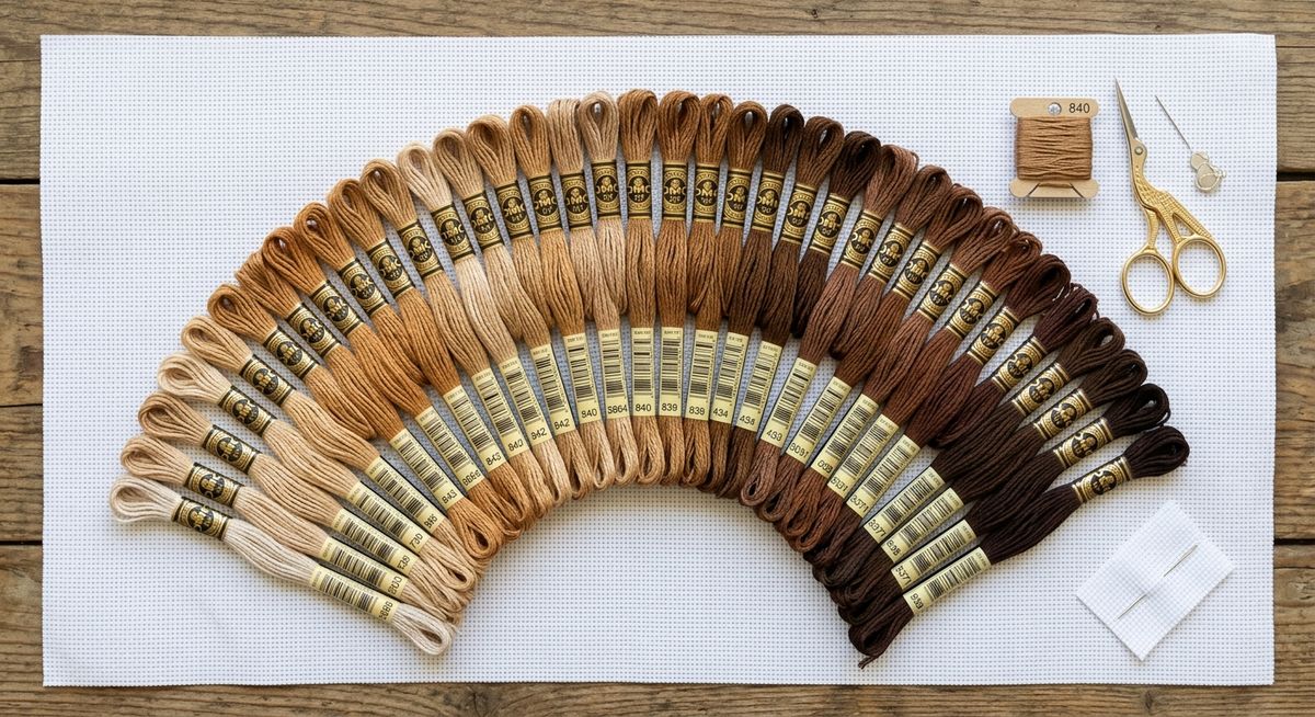 browns thread colors