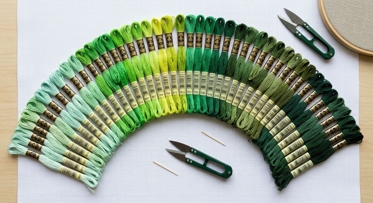 greens thread colors