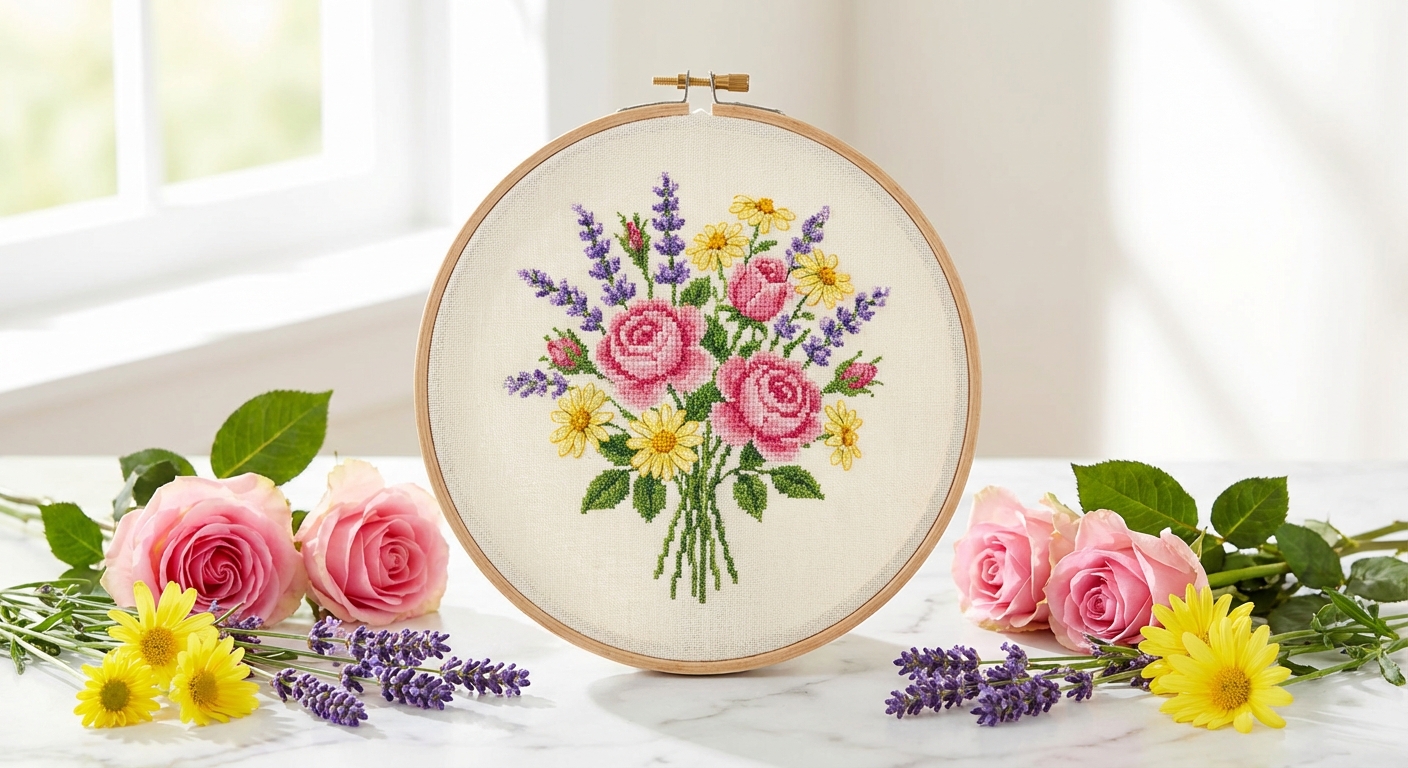 DMC Colors for Flowers & Gardens