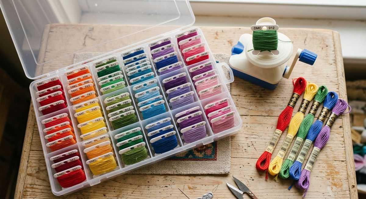 How to Organize DMC Floss by Number