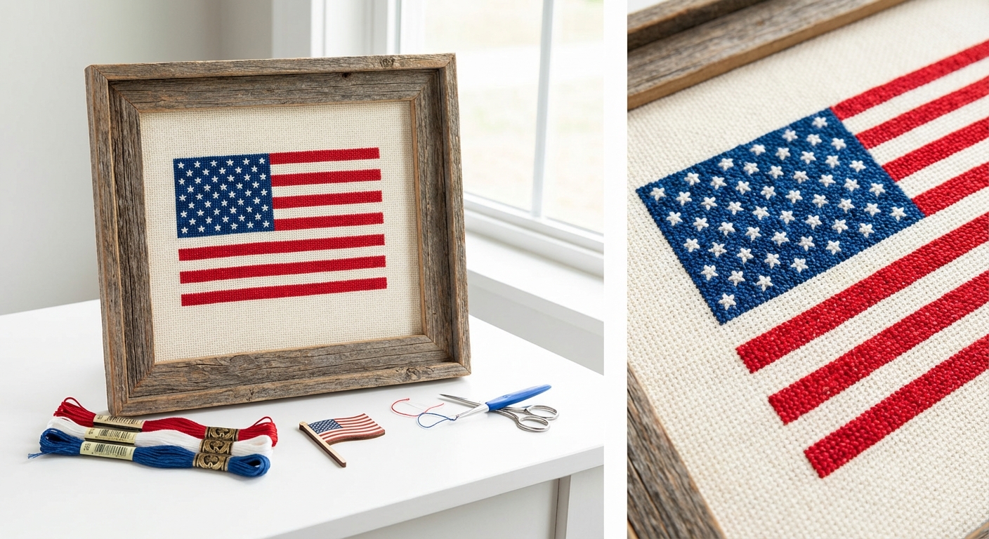 DMC Colors for Patriotic Projects
