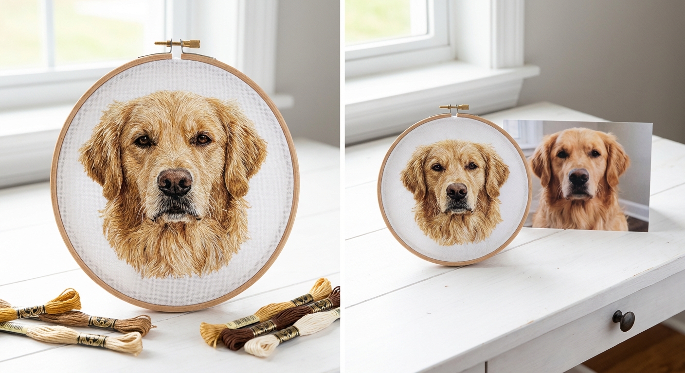 DMC Colors for Pet Portraits