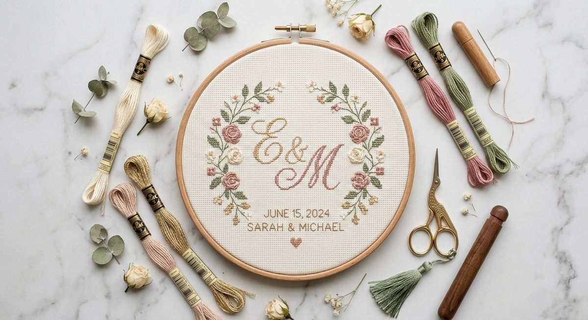 DMC Colors for Wedding Projects