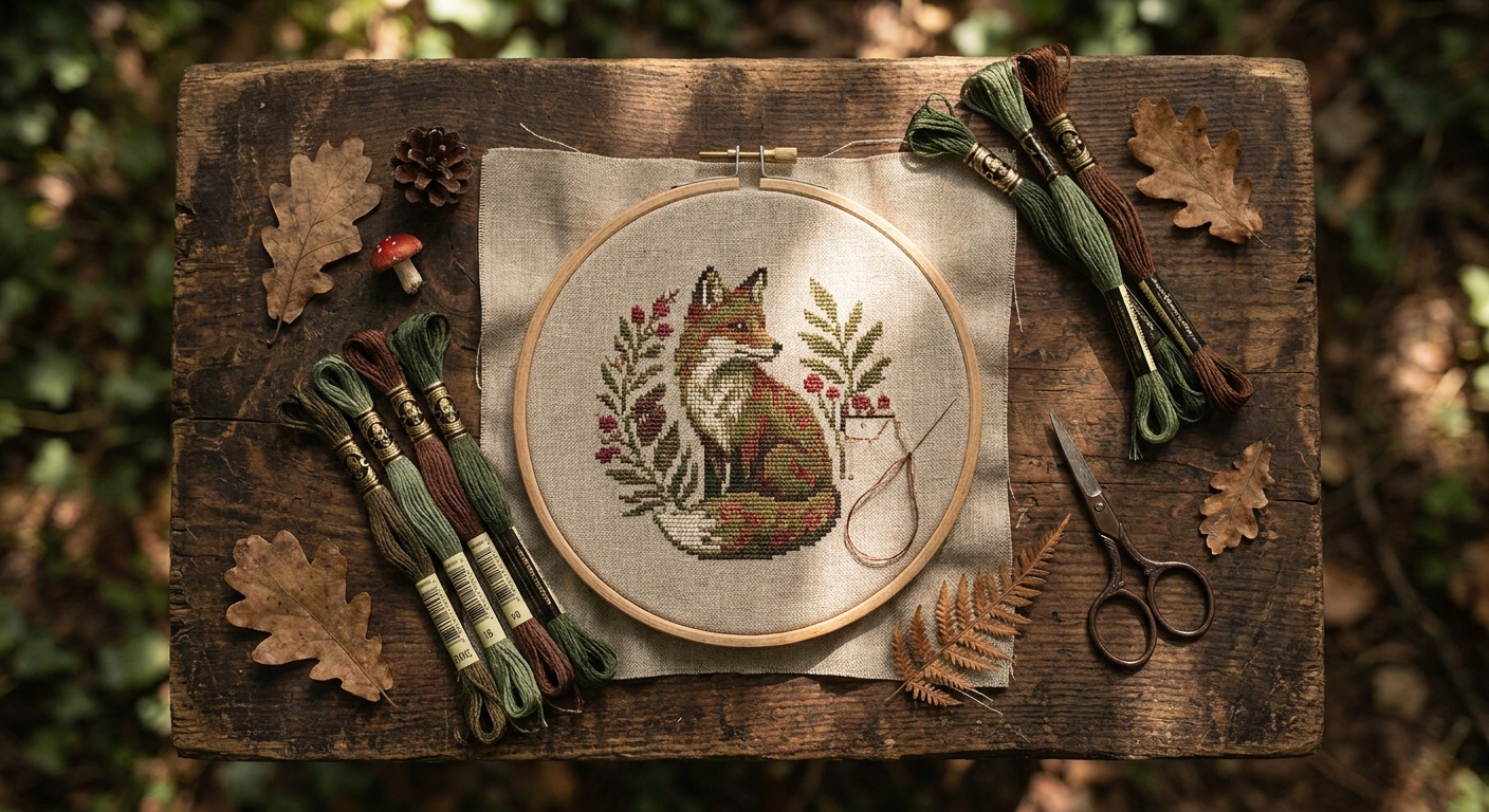 DMC Colors for Woodland Projects