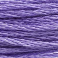 DMC 155 Medium Blue Violet embroidery floss skein