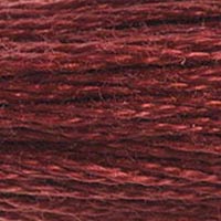 DMC 221 Very Dark Shell Pink embroidery floss skein