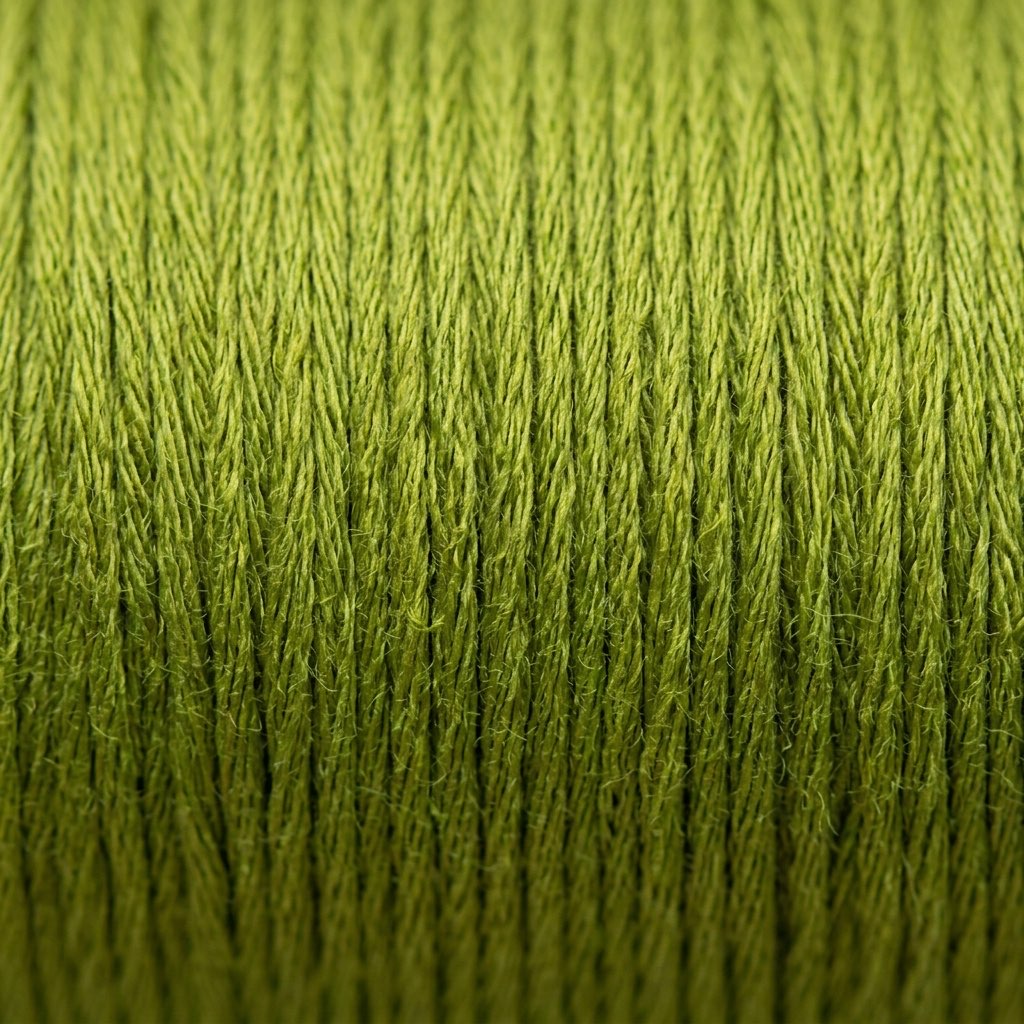 DMC 282 Medium Yellow Green embroidery floss skein