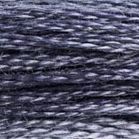 DMC 317 Pewter Gray embroidery floss skein