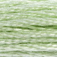DMC 369 Very Light Pistachio Green embroidery floss skein