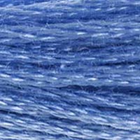 DMC 809 Delft Blue embroidery floss skein